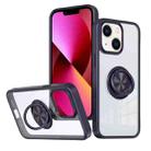 For iPhone 13 Ring Holder PC Hybrid TPU Phone Case(Purple) - 1