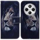 For Redmi 14C 4G Coloured Drawing Flip Leather Phone Case(Lion) - 1