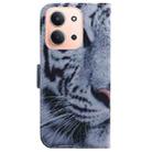 For Redmi 15C 4G 173.1mm / 15C 5G 173.1mm Coloured Drawing Flip Leather Phone Case(Tiger) - 3