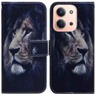 For Redmi 15C 4G 173.1mm / 15C 5G 173.1mm Coloured Drawing Flip Leather Phone Case(Lion) - 1
