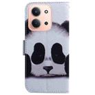 For Redmi 15C 4G 173.1mm / 15C 5G 173.1mm Coloured Drawing Flip Leather Phone Case(Panda) - 3