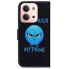 For Redmi 15C 4G 173.1mm / 15C 5G 173.1mm Coloured Drawing Flip Leather Phone Case(Anger) - 3