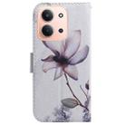 For Redmi 15C 4G 173.1mm / 15C 5G 173.1mm Coloured Drawing Flip Leather Phone Case(Magnolia) - 3