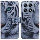 For Xiaomi 14T Coloured Drawing Flip Leather Phone Case(Tiger) - 1