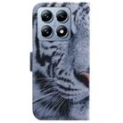 For Xiaomi 14T Coloured Drawing Flip Leather Phone Case(Tiger) - 3