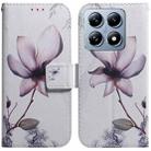 For Xiaomi 14T Pro Coloured Drawing Flip Leather Phone Case(Magnolia) - 1