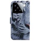 For Xiaomi 15 Coloured Drawing Flip Leather Phone Case(Tiger) - 3