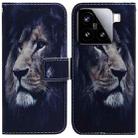 For Xiaomi 15 Coloured Drawing Flip Leather Phone Case(Lion) - 1