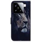 For Xiaomi 15 Coloured Drawing Flip Leather Phone Case(Lion) - 3