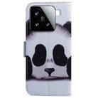For Xiaomi 15 Coloured Drawing Flip Leather Phone Case(Panda) - 3