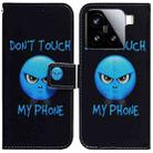 For Xiaomi 15 Coloured Drawing Flip Leather Phone Case(Anger) - 1