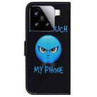For Xiaomi 15 Coloured Drawing Flip Leather Phone Case(Anger) - 3