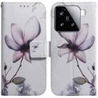 For Xiaomi 15 Coloured Drawing Flip Leather Phone Case(Magnolia) - 1