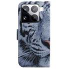 For Xiaomi 15 Pro Coloured Drawing Flip Leather Phone Case(Tiger) - 3