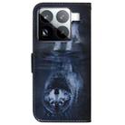 For Xiaomi 15 Pro Coloured Drawing Flip Leather Phone Case(Wolf and Dog) - 3
