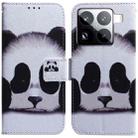 For Xiaomi 15 Pro Coloured Drawing Flip Leather Phone Case(Panda) - 1