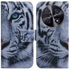 For Huawei nova 12i 4G Global Coloured Drawing Flip Leather Phone Case(Tiger) - 1