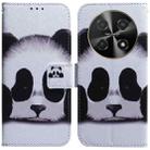 For Huawei nova 12i 4G Global Coloured Drawing Flip Leather Phone Case(Panda) - 1