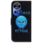 For Huawei nova 12 Ultra Coloured Drawing Flip Leather Phone Case(Anger) - 3