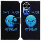 For Huawei nova 12 Pro Coloured Drawing Flip Leather Phone Case(Anger) - 1