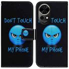 For Huawei nova 12 Coloured Drawing Flip Leather Phone Case(Anger) - 1