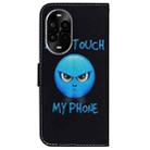 For Huawei nova 13 Pro Coloured Drawing Flip Leather Phone Case(Anger) - 3