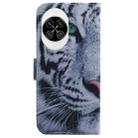 For Huawei nova 14 Coloured Drawing Flip Leather Phone Case(Tiger) - 3