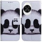 For Huawei nova 14 Coloured Drawing Flip Leather Phone Case(Panda) - 1
