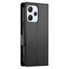 For Xiaomi Redmi 12 4G/5G / Note 12R Side Buckle Magnetic Frosted Leather Phone Case(Black) - 3