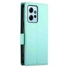 For Xiaomi Redmi Note 12 4G Global Side Buckle Magnetic Frosted Leather Phone Case(Mint Green) - 3