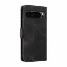 For Google Pixel 9 Pro XL Embossed Rhombus Starry Leather Phone Case(Black) - 3