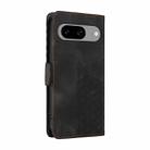 For Google Pixel 8 Embossed Rhombus Starry Leather Phone Case(Black) - 3