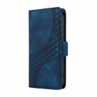 For Google Pixel 9a Embossed Rhombus Starry Leather Phone Case(Blue) - 2