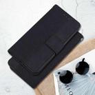 For Redmi Note 14 4G 164.84mm Geometric Embossed Leather Phone Case(Black) - 2