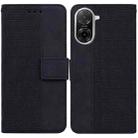 For Redmi A5 4G 171.7mm Geometric Embossed Leather Phone Case(Black) - 1