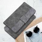 For Xiaomi 15 Ultra Geometric Embossed Leather Phone Case(Grey) - 2
