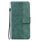 For Huawei nova 12 Pro Geometric Embossed Leather Phone Case(Green) - 3