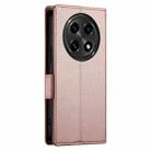 For OPPO A2 Pro / A3 Pro Side Buckle Magnetic Frosted Leather Phone Case(Rose Gold) - 3