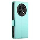 For OPPO A2 Pro / A3 Pro Side Buckle Magnetic Frosted Leather Phone Case(Mint Green) - 3