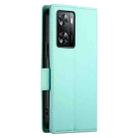 For OPPO A57 4G Global / A77 4G Global Side Buckle Magnetic Frosted Leather Phone Case(Mint Green) - 3