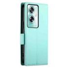 For OPPO A79 5G Side Buckle Magnetic Frosted Leather Phone Case(Mint Green) - 3