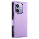 For OPPO A3 4G / 5G / A3X 4G / 5G India Side Buckle Magnetic Frosted Leather Phone Case(Purple) - 3