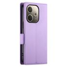 For OPPO A5 PRO 5G Global Side Buckle Magnetic Frosted Leather Phone Case(Purple) - 3