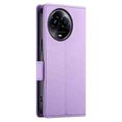 For Realme 11 5G / Realme 11x Side Buckle Magnetic Frosted Leather Phone Case(Purple) - 3