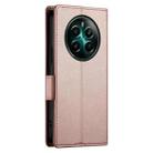 For Realme 12+ / Narzo 70 Pro Side Buckle Magnetic Frosted Leather Phone Case(Rose Gold) - 3