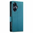 For Realme C55 4G / Narzo N55 Side Buckle Magnetic Frosted Leather Phone Case(Blue) - 3