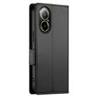 For Realme C67 4G Global Side Buckle Magnetic Frosted Leather Phone Case(Black) - 3