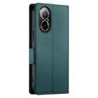 For Realme C67 4G Global Side Buckle Magnetic Frosted Leather Phone Case(Dark Green) - 3