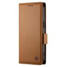 For Realme 13 Pro / 13 Pro+ Global Side Buckle Magnetic Frosted Leather Phone Case(Brown) - 2