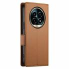 For Realme 13 Pro / 13 Pro+ Global Side Buckle Magnetic Frosted Leather Phone Case(Brown) - 3